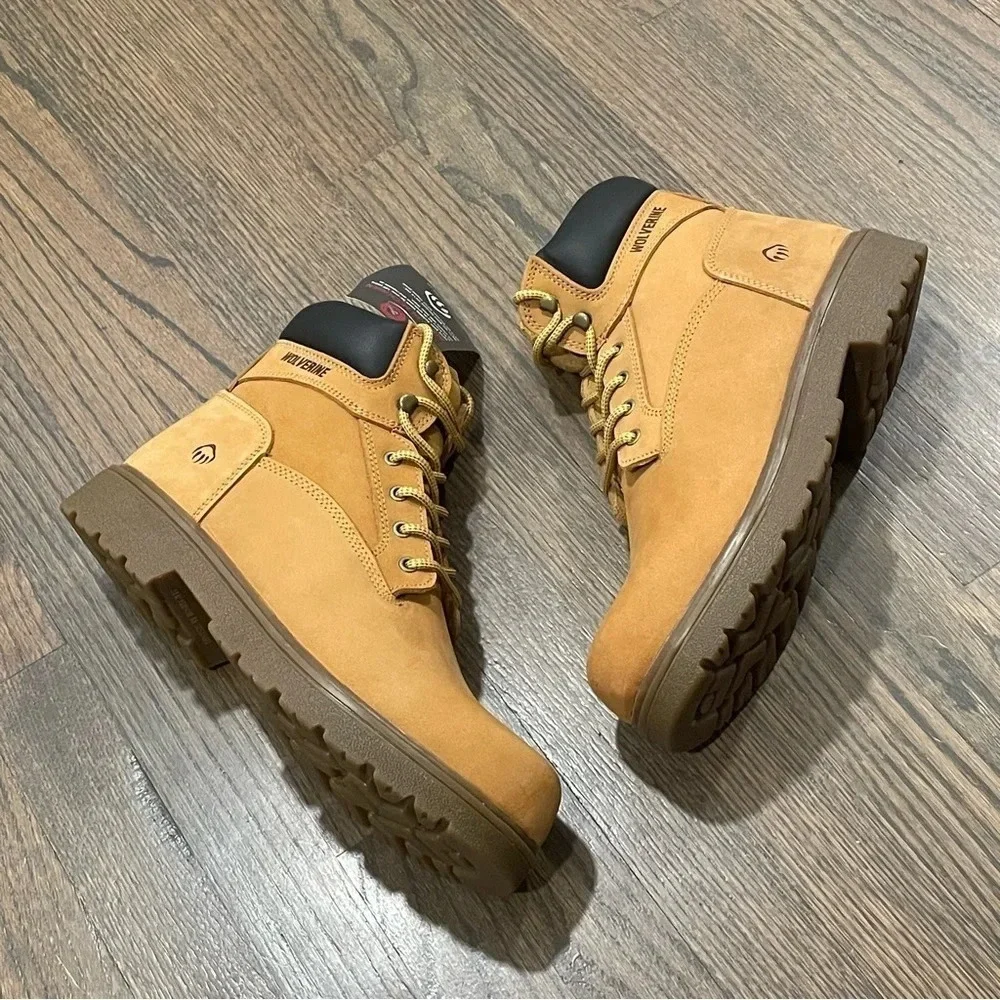 New WOLVERINE MEN'S FLOORHAND WATERPROOF 6